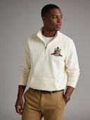Kappa Alpha Psi Nupe Cream Quarter-Zip Sweatshirt for Comfortable Style and Versatility