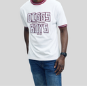 Show your support for the Kappa Alpha Psi fraternity with this "Diggs Boys" white t-shirt. Made with high-quality fabric, this shirt is perfect for any member of the fraternity community. The design features the iconic Kappa Alpha Psi logo and the phrase "Diggs Boys" in bold letters, making it a great addition to your collection of historical memorabilia.