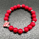 Kappa Alpha Psi Beaded Diamond K Bracelet - NUPE KAVE