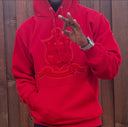 Shield Chenille Red Hoodie