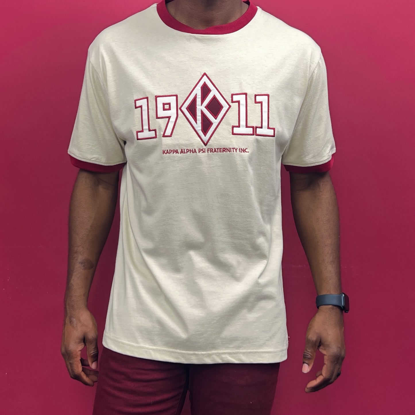 Made with high-quality materials, this shirt is perfect for any occasion. Whether you're heading to a chapter meeting, a Greek event, or just hanging out with your brothers, this shirt is sure to make a statement. Don't miss out on the opportunity to add this unique and rare piece to your collection.