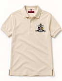 Kappa Alpha Psi Polo Shirt - Iconic Dark Cream Design