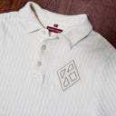 Kappa Alpha Psi Cream Knit Polo Cotton Polo Sweater