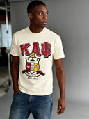 Kappa Alpha Psi T Shirt – Coat of Arms Cream Tee for Stylish Brothers