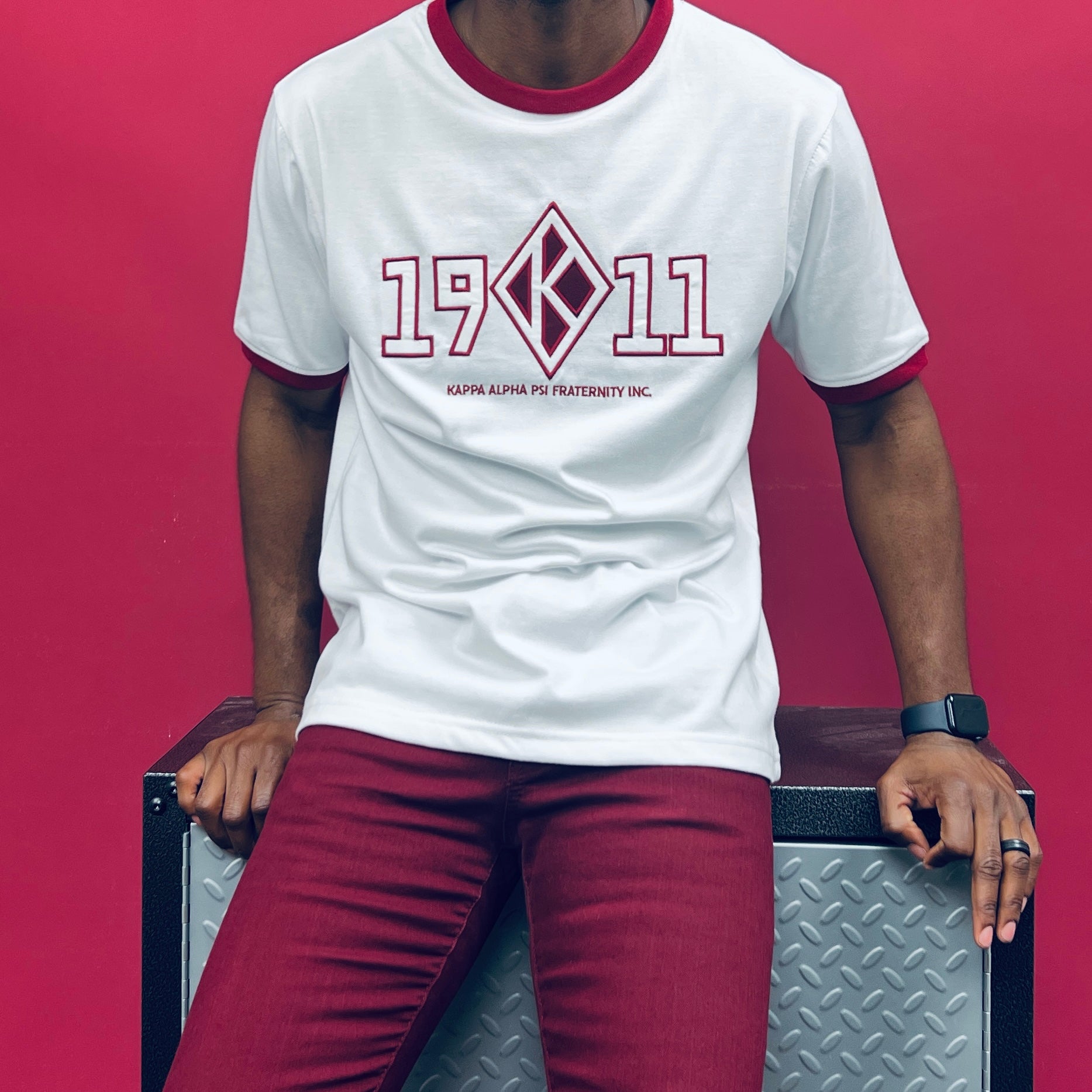 This Kappa Alpha Psi Diamond K 1911 Shirt is a must-have for any Fraternity collector. Show off your pride and represent your organization with this stunning shirt. The shirt features the iconic Diamond K emblem of Kappa Alpha Psi, which was founded in 1911.