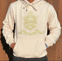 Stay warm and cozy with this Kappa Alpha Psi Cream Shield Hoodie. Designed with the fraternity members in mind, it features the iconic shield logo on the front and is perfect for any member Kappa Alpha Psi. Made with high-quality materials, this hoodie is durable and built to last through the years. Whether you're out and about or lounging at home, this hoodie is a must-have item for any Kappa Alpha Psi organization member.