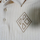 Kappa Alpha Psi Cream Knit Polo Cotton Polo Sweater