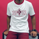 This Kappa Alpha Psi Diamond K 1911 Shirt is a must-have for any Fraternity collector. Show off your pride and represent your organization with this stunning shirt. The shirt features the iconic Diamond K emblem of Kappa Alpha Psi, which was founded in 1911.