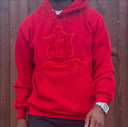 Stay warm and cozy with this Kappa Alpha Psi Red Shield Hoodie. Designed with the fraternity members in mind, it features the iconic shield logo on the front and is perfect for any member Kappa Alpha Psi. Made with high-quality materials, this hoodie is durable and built to last through the years. Whether you're out and about or lounging at home, this hoodie is a must-have item for any Kappa Alpha Psi organization member.