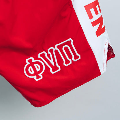 The Kappa Alpha Psi “Phi Nu Pi” Red And White Shorts are a collectible item that represents the historical significance of Kappa Alpha Psi Fraternity Inc. These shorts are a symbol of pride and unity among members in Phi Nu Pi, showcasing their commitment to the principles of the Kappa Alpha Psi Fraternity. Made in red and white, these shorts are a unique piece of memorabilia that serves as a reminder of the bond shared among brothers and members of the fraternity .