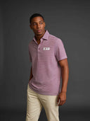 Kappa Alpha Psi Classic Fit Performance Crimson Striped Polo Shirt