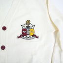 Kappa Alpha Psi Cardigan - Modern Classic Cream Design