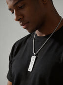 TA Silver Necklace - Elegant and Timeless Jewelry Piece