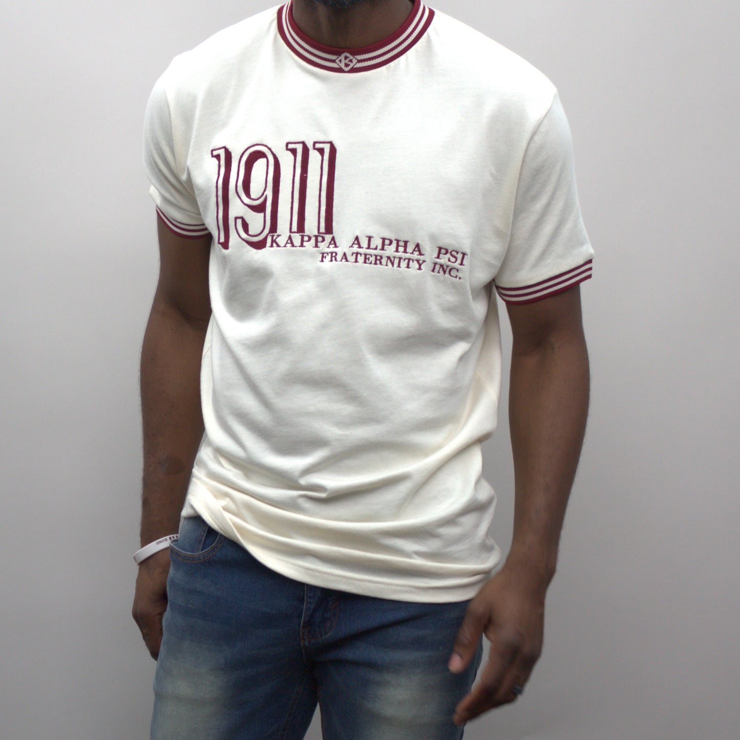 This vintage Kappa Alpha Psi cream shirt from 1911 is a must-have for any avid collector of historical memorabilia. The shirt is adorned with the iconic Greek letters of the Fraternity organization, making it a valuable addition to any collection.

The shirt's rich history and significance in the Fraternal Organizations community make it a unique and sought-after piece. Don't miss out on the opportunity to own a piece of history.
