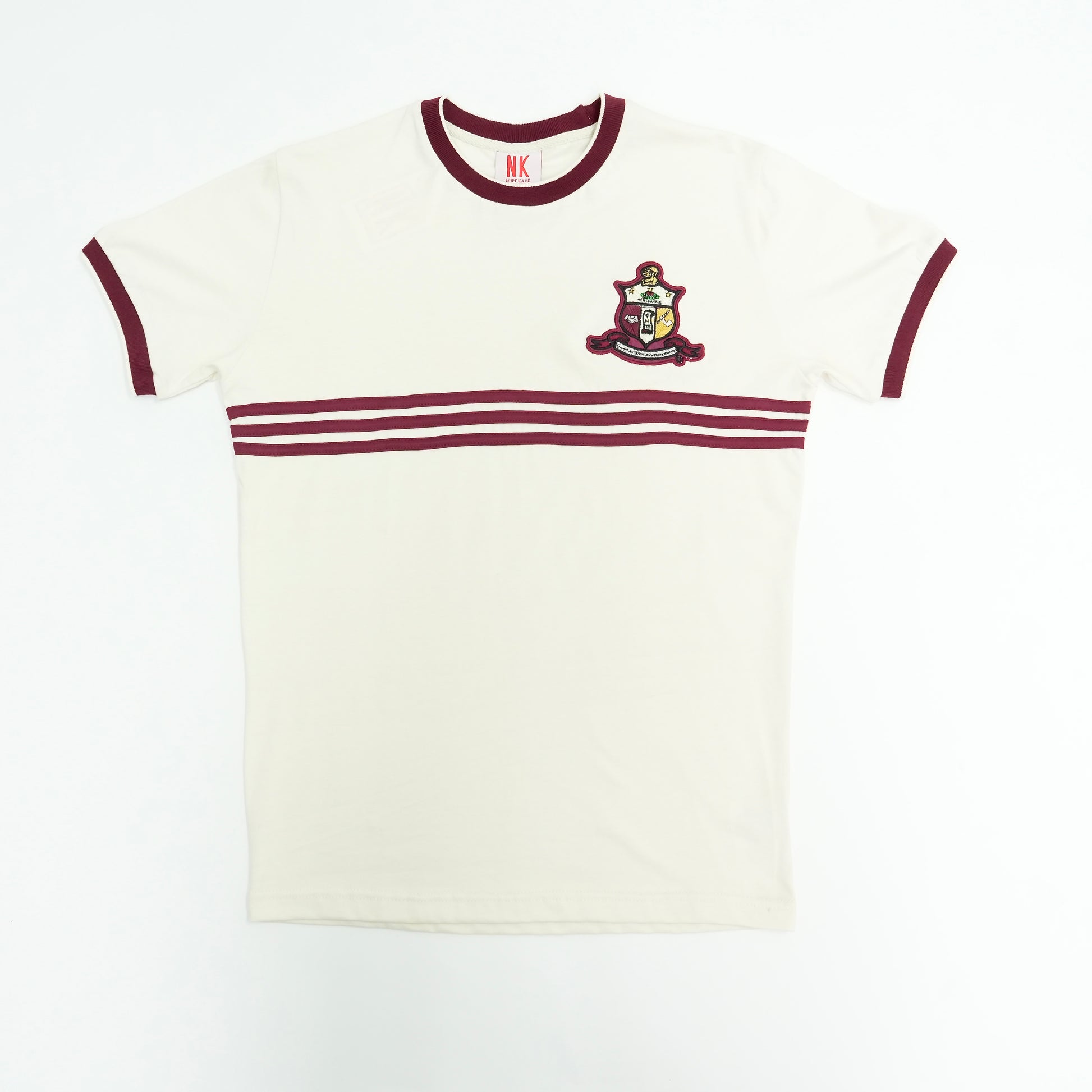 The&nbsp;Kappa Alpha Psi Coat of Arms T-Shirt is a stylish and comfortable option for brothers of the Kappa Alpha Psi fraternity. Featuring the iconic coat of arms of the organization, this shirt proudly displays the brand's heritage and values. Made from high-quality materials, this T-shirt is a great addition to any Nupes wardrobe, allowing him to show off his affiliation with Kappa in a casual and fashionable way.