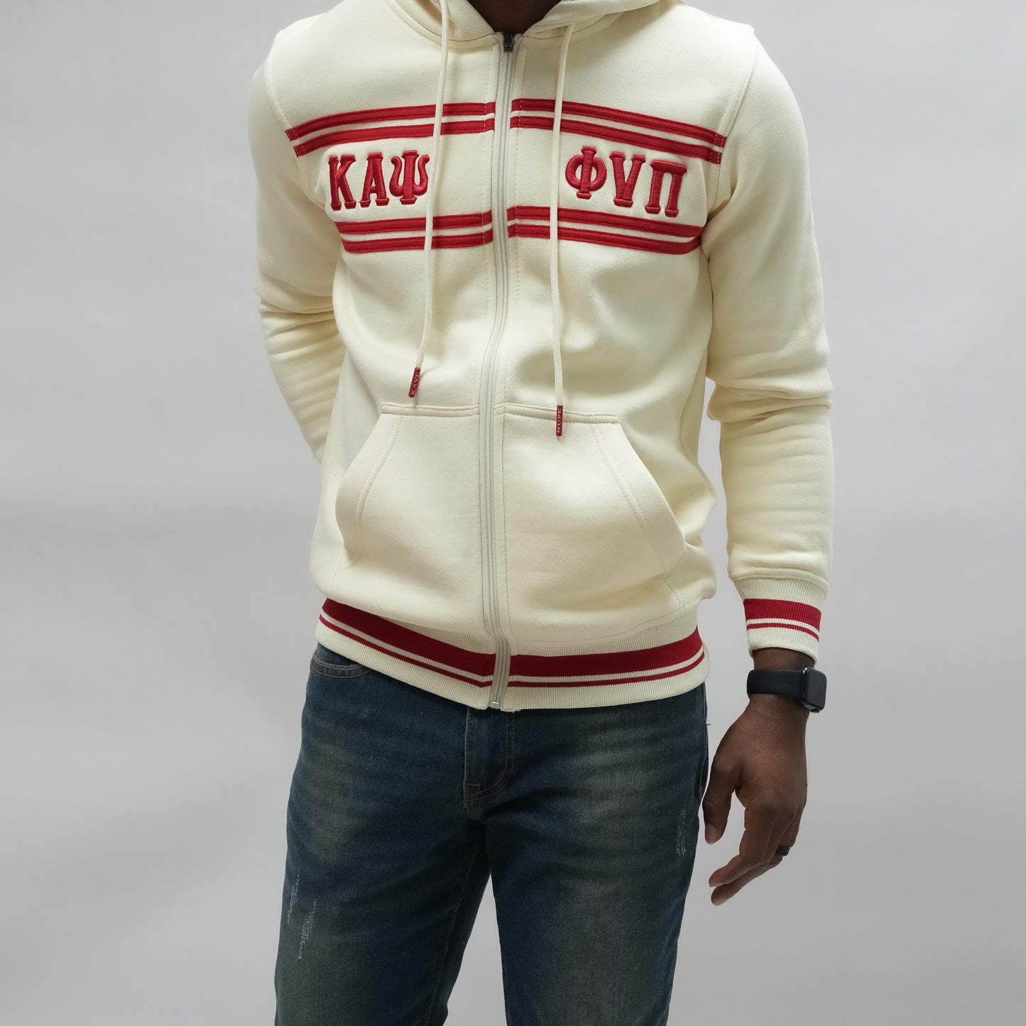 KAPsi Phi Nu Pi Cream Hoodie