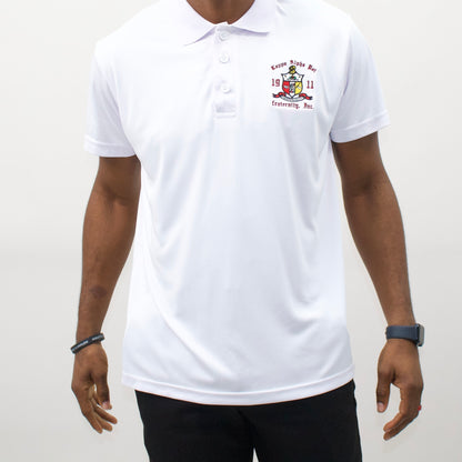 Kappa Alpha Psi White Polo Shirt Dri-Fit