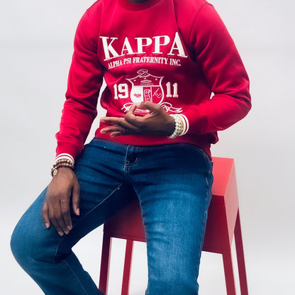 ΚΑΨ Crimson Stylish & Casual Sweatshirt Size