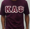 Exclusive Kappa Alpha Psi Double Stitched Appliqué Embroidery Lettered T-shirt . This is the perfect short-sleeved shirt to wear while showing off your Kappa Alpha Psi fraternity lettering. A comfortable 100% cotton tee with a twill Greek letters embroidery across the chest give you the perfect fit. This shirt is also a perfect gift for your favorite Kappa Man.

 