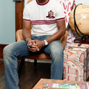 The&nbsp;Kappa Alpha Psi Coat of Arms T-Shirt is a stylish and comfortable option for brothers of the Kappa Alpha Psi fraternity. Featuring the iconic coat of arms of the organization, this shirt proudly displays the brand's heritage and values. Made from high-quality materials, this T-shirt is a great addition to any Nupes wardrobe, allowing him to show off his affiliation with Kappa in a casual and fashionable way.