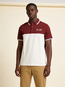 Kappa Alpha Psi Polo Shirt - Crimson and Cream