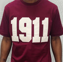 Kappa Alpha Psi Embroidery T- Shirt - Crimson - NUPE KAVE