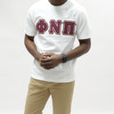 This Kappa Alpha Psi “Phi Nu Pi” White T-shirt is a must-have for any fraternity member. Show off your organization’s pride with this stylish and comfortable shirt. The shirt is made of high-quality material and is perfect for any casual occasion. The design is eye-catching and unique, making it stand out from the rest. Whether you’re at a party or just hanging out with Nupes, this T-shirt is sure to make a statement. Add it to your collection today and wear your pride on your sleeve.