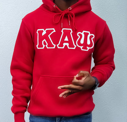 Elevate your casual wear game with this Kappa Alpha Psi Red Hoodie. The iconic brand of Kappa, known for its premium quality and design, makes this hoodie a must-have for men who appreciate style and comfort. The vibrant red color adds a pop of color to any outfit and is perfect for any occasion.
