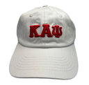 Show off your Greek pride with this Kappa Alpha Psi white baseball hat! Perfect for members of the Fraternity, this hat is a must-have for any collection of historical memorabilia. The classic design features the Kappa Alpha Psi logo prominently displayed on the front, making it a great way to show your support for your organization.
