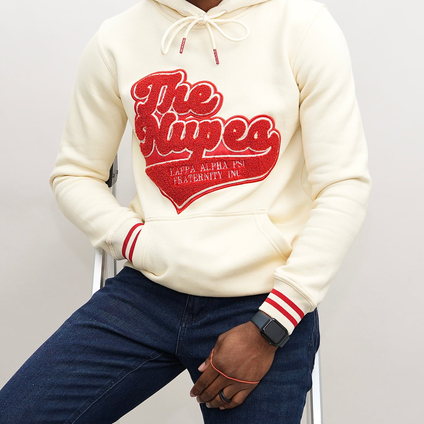 The Nupes High Cream Hoodie