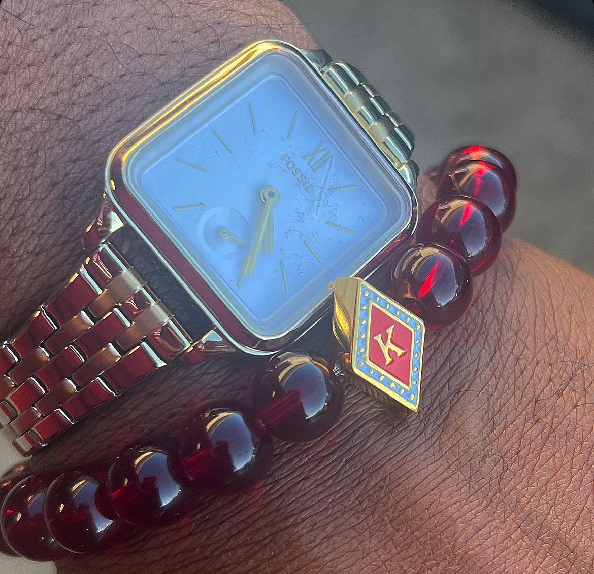 This Kappa Alpha Psi beaded bracelet is a must-have for any member of the Fraternity organization. The intricate beadwork and floating K logo make this bracelet a unique and stylish addition to any outfit. Perfect for showing off your pride and representing your organization.

Ideal for collectors of historical memorabilia, this bracelet is a great addition to any collection. Whether you wear it every day or save it for special occasions, it is sure to be a conversation starter. 