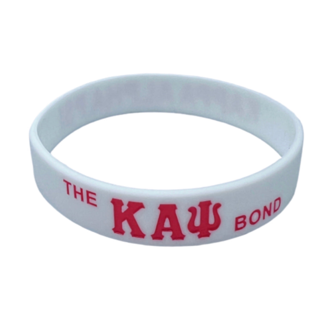 Show your pride for Kappa Alpha Psi with this "THE BOND" silicone band. Perfect for fraternity members, this collectible is a must-have for any historical memorabilia or fraternal organization enthusiast. The bold design features the iconic Kappa Alpha Psi emblem, making it a great addition to any jewelry collection. Made of high-quality silicone, this band is durable and suitable for everyday wear.