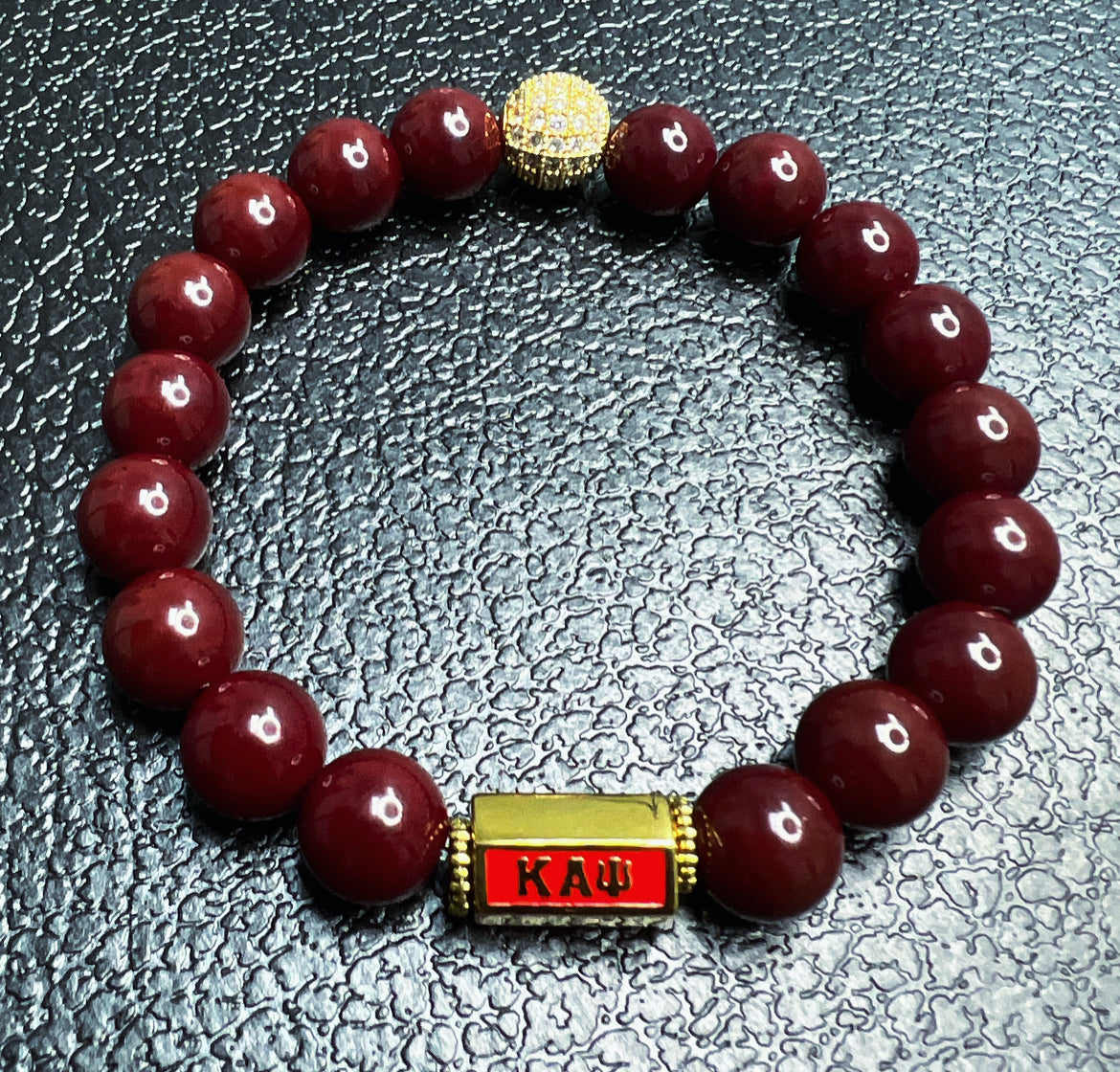 Kappa Alpha Psi Beaded Bracelet