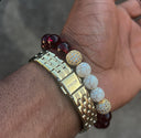 This Kappa Alpha Psi beaded bracelet is a must-have for any member of the Fraternity organization. The intricate beadwork and floating K logo make this bracelet a unique and stylish addition to any outfit. Perfect for showing off your pride and representing your organization.

Ideal for collectors of historical memorabilia, this bracelet is a great addition to any collection. Whether you wear it every day or save it for special occasions, it is sure to be a conversation starter. 