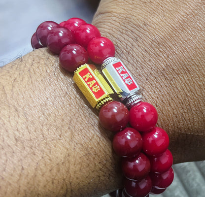 Kappa Alpha Psi Beaded Bracelet