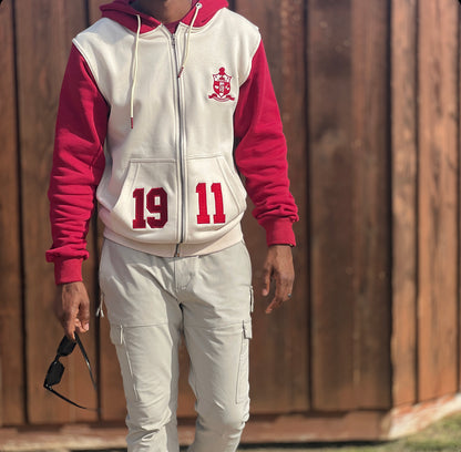 This Kappa alpha psi hoodie is a must-have for any member of the fraternity. The floating 1911 and shield design adds a stylish touch to this hoodie, which is perfect for Nupes who want to show off their love for Kappa alpha psi. The hoodie is made from high-quality materials and features a zipper accent for added convenience.