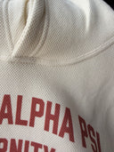 Kappa Alpha Psi Fraternity Inc. 1911 Vintage Faded Hoodie – Cream & Crimson