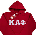 ΚΑΨ Embroidery Red Hoodie - NUPE KAVE