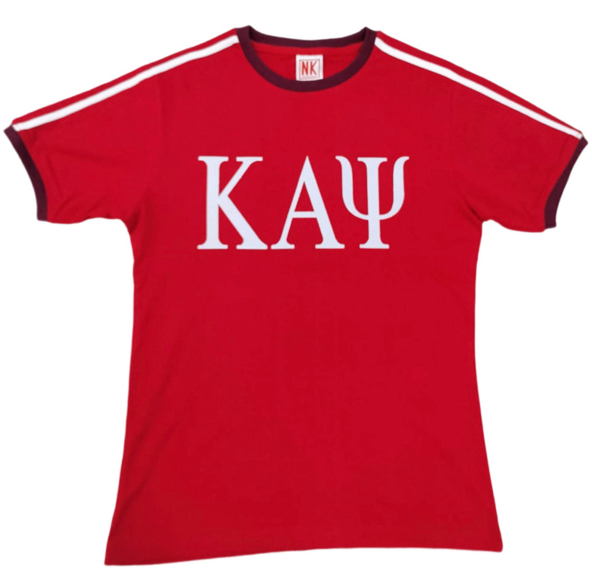 Show your love for Kappa Alpha Psi with this single embroidery T-shirt in stunning red and white color. It's perfect for any member of the fraternity who wants to represent their organization in style. Made from high-quality materials, this shirt is soft, comfortable, and durable, making it perfect for daily wear. The embroidery on the shirt is expertly done, giving it a stylish and sophisticated look that is sure to turn heads.