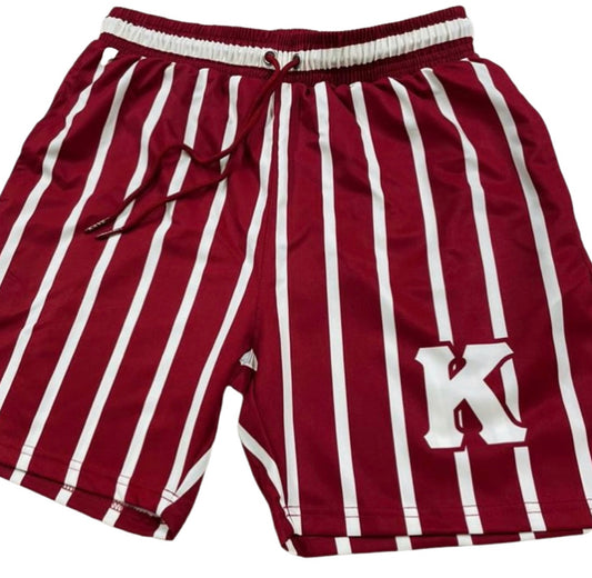 Elevate your summer style with these Kappa Alpha Psi men's swim shorts. Featuring a classic striped pattern and convenient drawstring waist, these swim shorts are the perfect addition to your swimwear collection. Made for men, these swim shorts offer a comfortable fit and are suitable for any beach or poolside adventure.