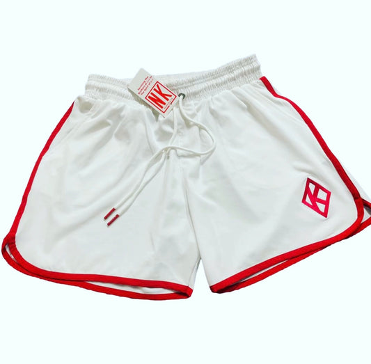 Enjoy your spring & summer with a Nupe Kave shorts constructed from a premium polyester blend that is ultra-soft and comfortable. This short is lightweight with moisture-wicking fabric is antimicrobial to keep you dry and feeling fresh. Perfect for an early morning workout or dip in the ocean while on vacation. Finished with pockets and an elasticated waist band with drawstrings for the phones and extra items.    ***One size up is recommended for a more relax fitting ***