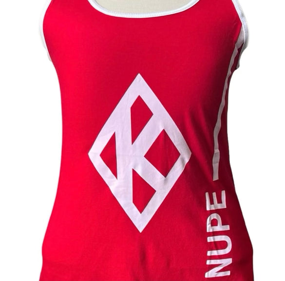 Exclusive Kappa Alpha Psi Tank Top . This is the perfect short-sleeved shirt to wear while showing off your Kappa Alpha Psi fraternity lettering. A comfortable 100% cotton tee with a twill Greek letters embroidery across the chest give you the perfect fit. This shirt is also a perfect gift for your favorite Kappa Man.
