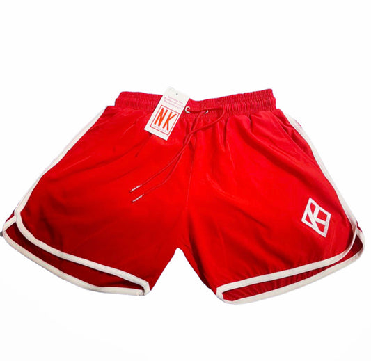 Enjoy your spring & summer with a Nupe Kave shorts constructed from a premium polyester blend that is ultra-soft and comfortable. This short is lightweight with moisture-wicking fabric is antimicrobial to keep you dry and feeling fresh. Perfect for an early morning workout or dip in the ocean while on vacation. Finished with pockets and an elasticated waist band with drawstrings for the phones and extra items.  ***One size up is recommended for a more comfortable fit* 
