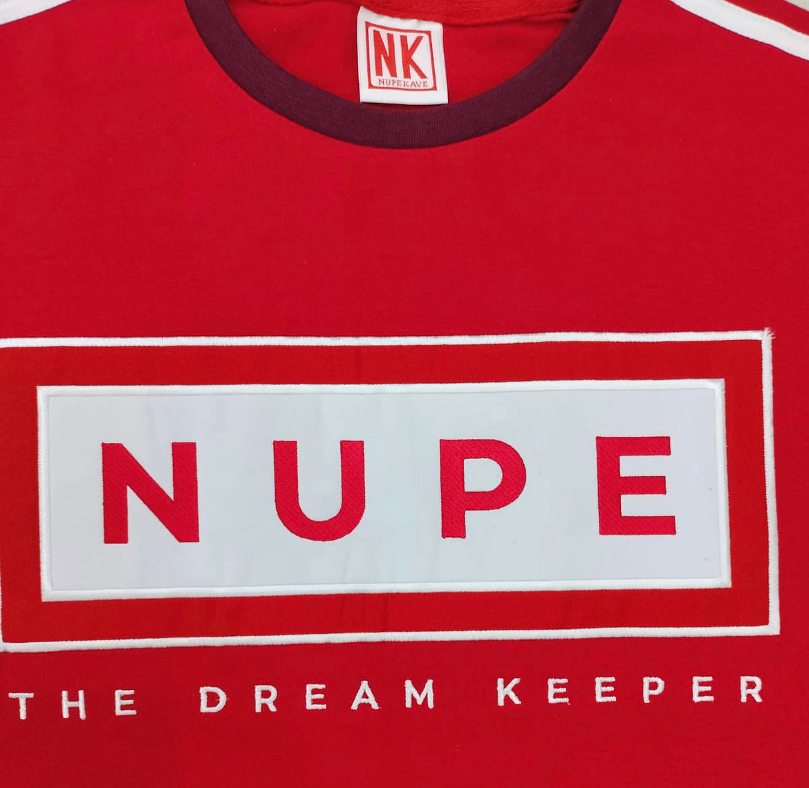 This Kappa Alpha Psi Embroidery "NUPE" T-Shirt is a must-have for any of the Fraternity member. The shirt comes in a vibrant red and white color combination that is sure to make a statement. With high-quality embroidery that is built to last, this T-shirt is perfect for showing off your pride in your organization.