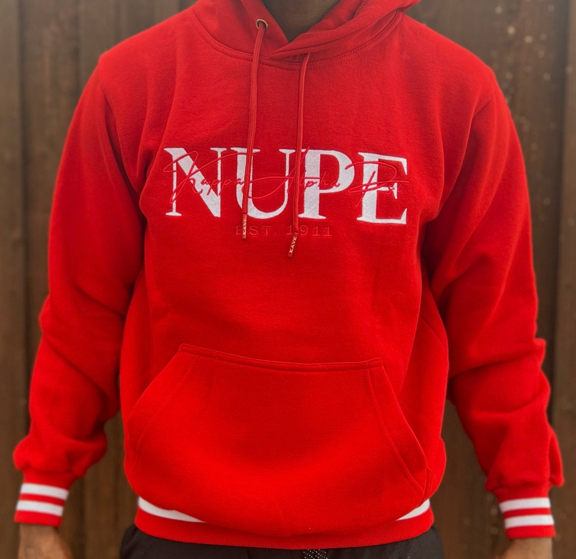 "NUPE" ΚΑΨ Embroidery Hoodie