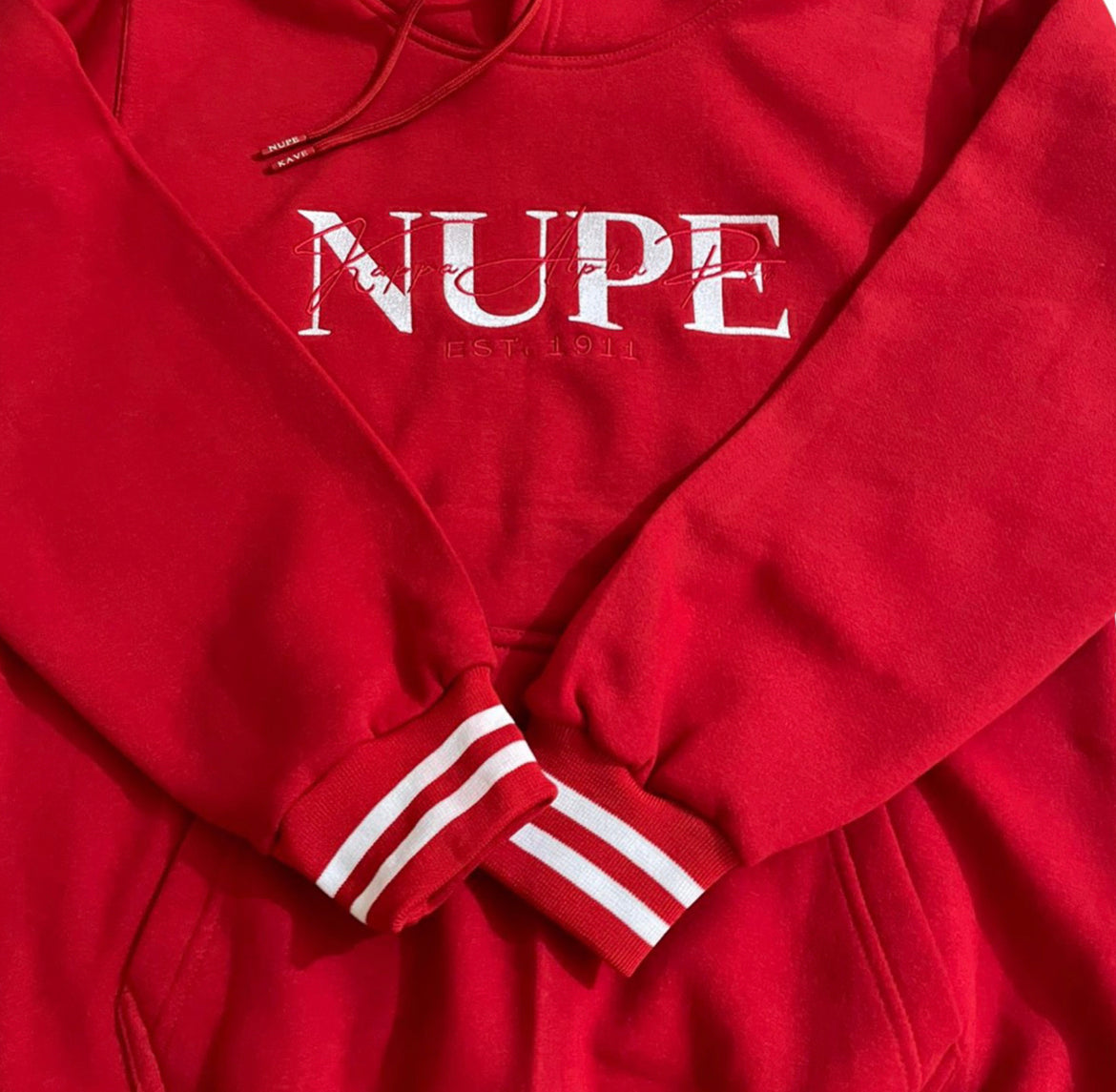 Exclusive Kappa Alpha Psi Stitched Embroidery unique Hoodie. This is the perfect long-sleeved hoodie to wear while showing off your Kappa Alpha Psi fraternity lettering. A comfortable 100% cotton  with a twill Greek letters embroidery across the chest give you the perfect fit. This hoodie is also a perfect gift or your favorite Kappa Man.