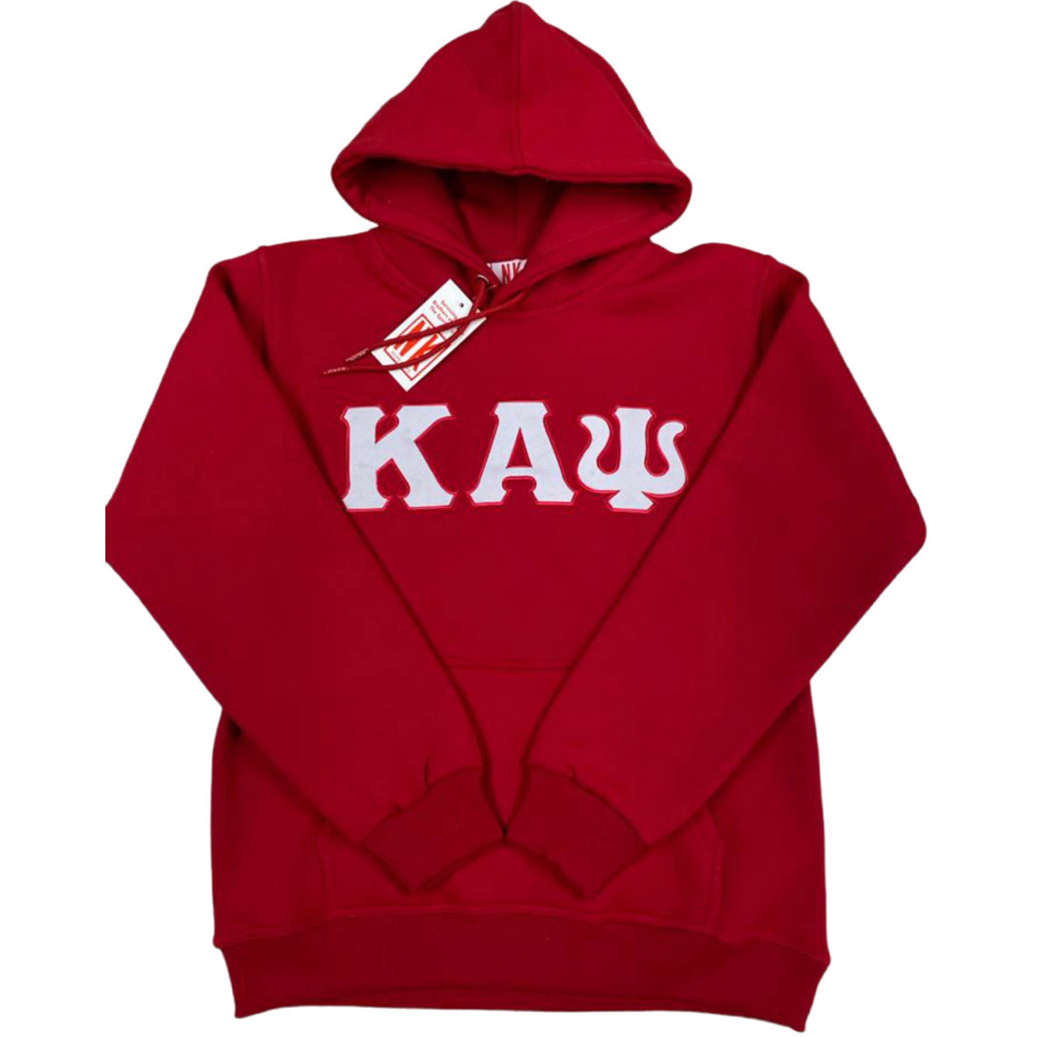 Kappa Alpha Psi Embroidery Hoodie - Red/ Wht – Nupekave