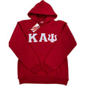ΚΑΨ Embroidery Red Hoodie - NUPE KAVE