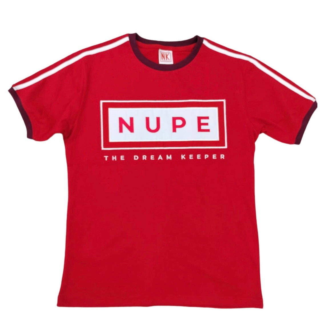 This Kappa Alpha Psi Embroidery "NUPE" T-Shirt is a must-have for any of the Fraternity member. The shirt comes in a vibrant red and white color combination that is sure to make a statement. With high-quality embroidery that is built to last, this T-shirt is perfect for showing off your pride in your organization.