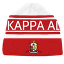 Keep Warm And Stylish With a High Quality Knitted Kappa Alpha Psi Embroidered Beanie from Nupe Kave. Big Greek Lettered Embroidered Fisherman Beanie / Cap. The perfect Head Gear to Keep You Styling and Warm.